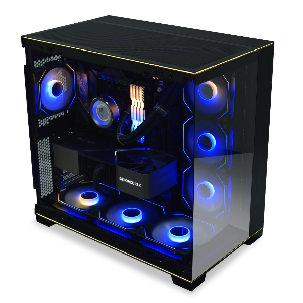 Completed Byte Gamer Pro computer showing installed components