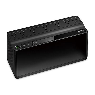 APC Back-UPS 600VA, 120V, 1 USB charging port, 7 NEMA outlets (2 surge)